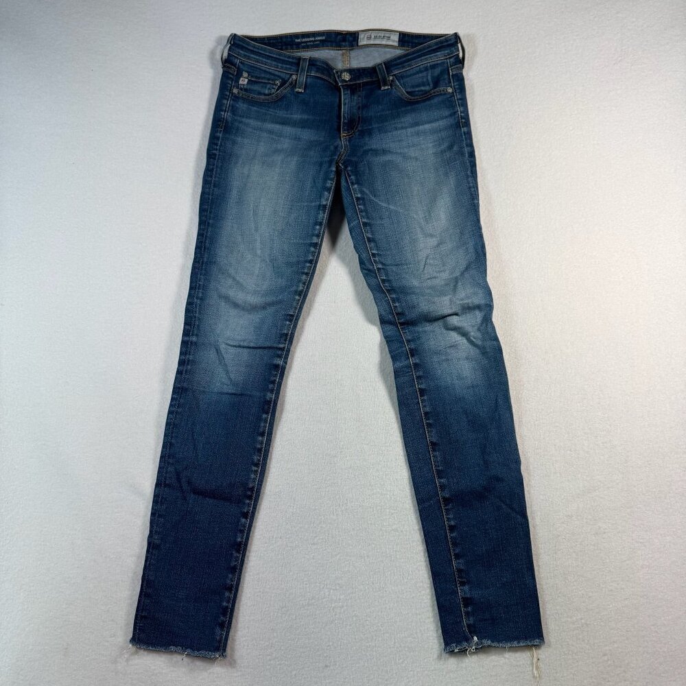 Adriano Goldschmied Jeans Womens 27 Blue The Legging Ankle Skinny Low Rise